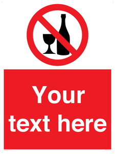 Custom prohibition no alcohol